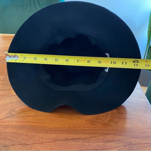 Aritzia Auxiliary Black 100% Wool  Felt Hat XS/S - Picture 4 of 12